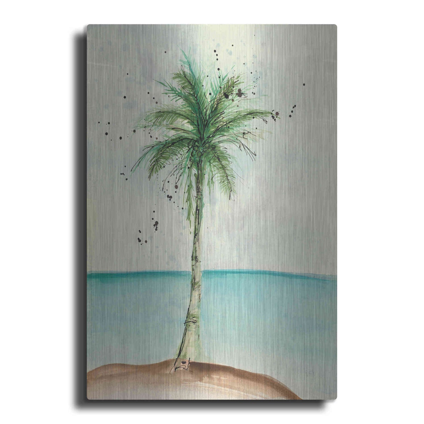 Luxe Metal Art 'African Oil Palm II' by Chris Paschke, Metal Wall Art
