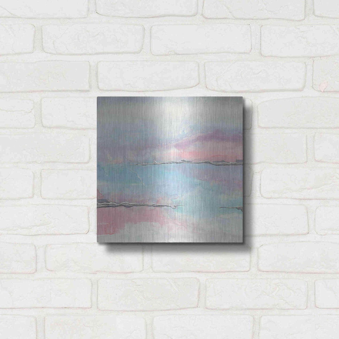 Luxe Metal Art 'Parfait I' by Chris Paschke, Metal Wall Art,12x12