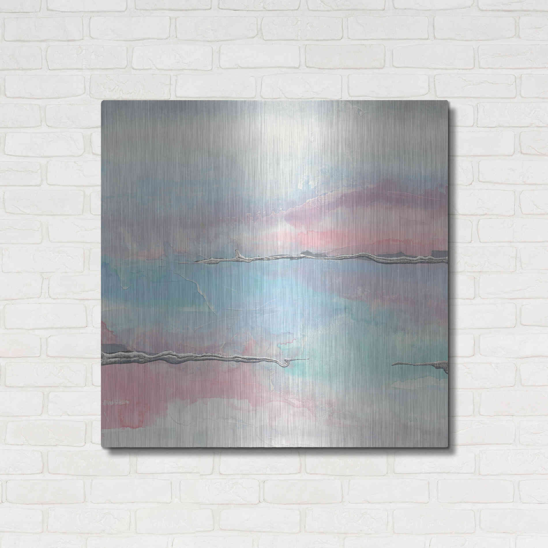 Luxe Metal Art 'Parfait I' by Chris Paschke, Metal Wall Art,36x36