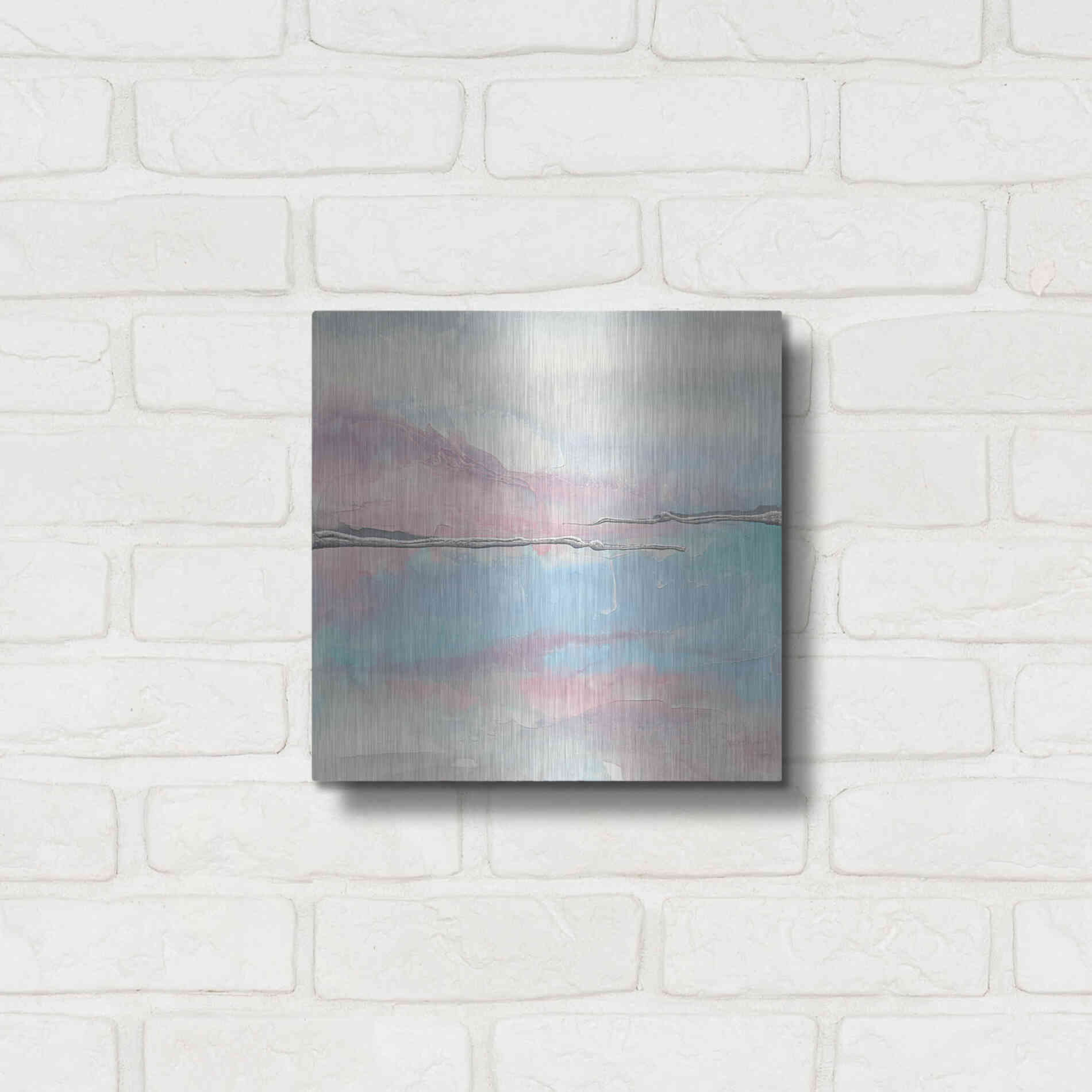 Luxe Metal Art 'Parfait II' by Chris Paschke, Metal Wall Art,12x12