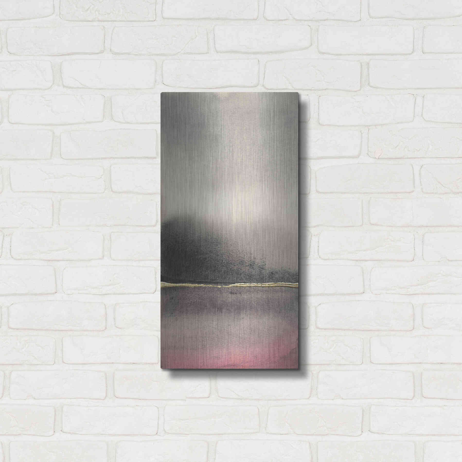 Luxe Metal Art 'After the Storm I' by Chris Paschke, Metal Wall Art,12x24