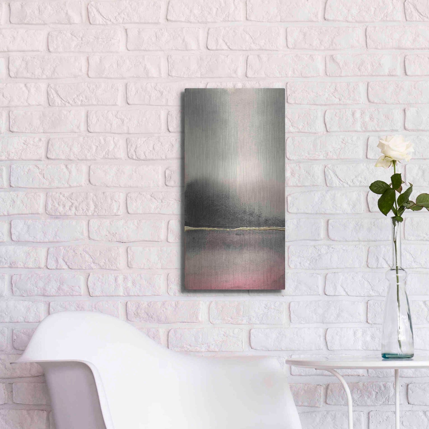 Luxe Metal Art 'After the Storm I' by Chris Paschke, Metal Wall Art,12x24