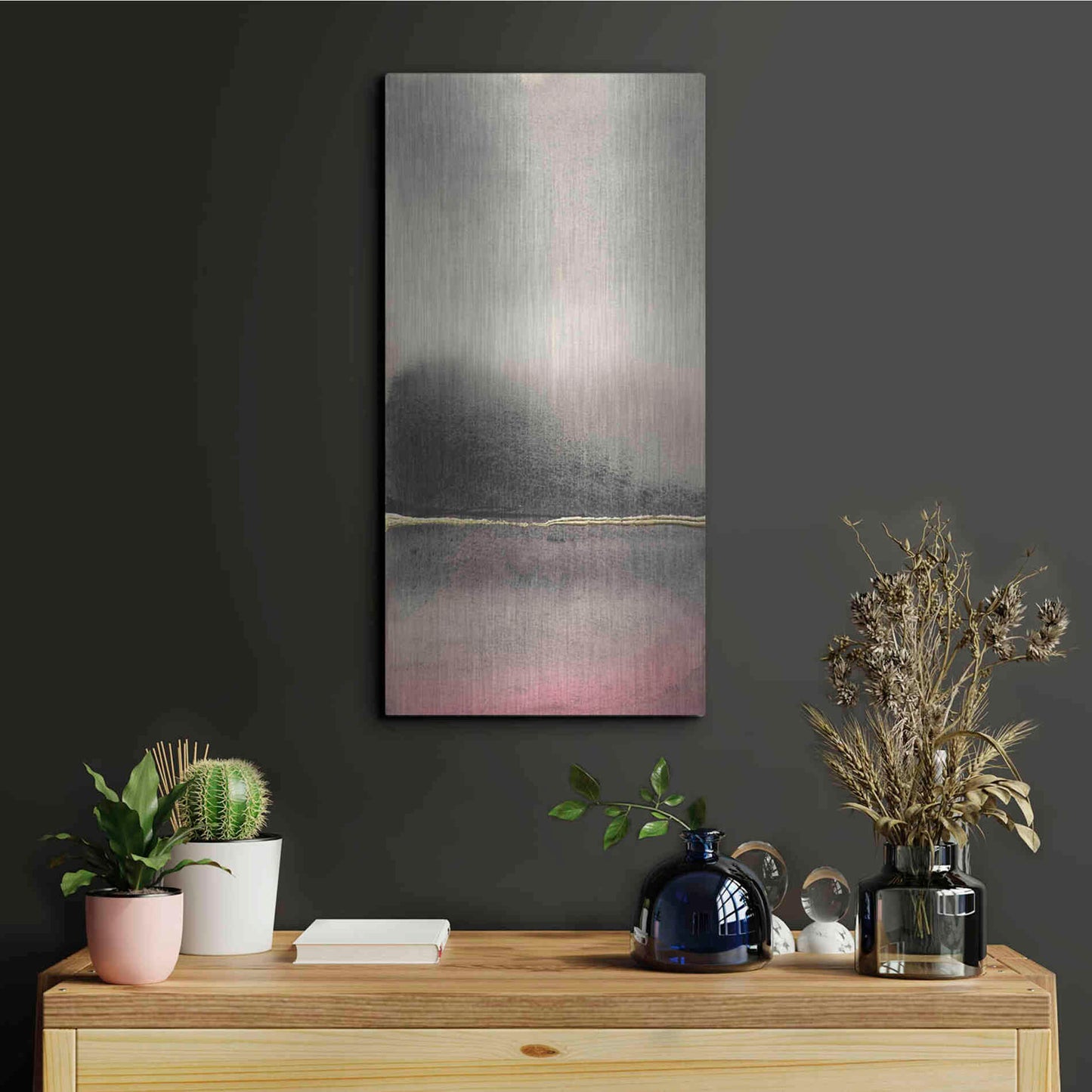 Luxe Metal Art 'After the Storm I' by Chris Paschke, Metal Wall Art,12x24