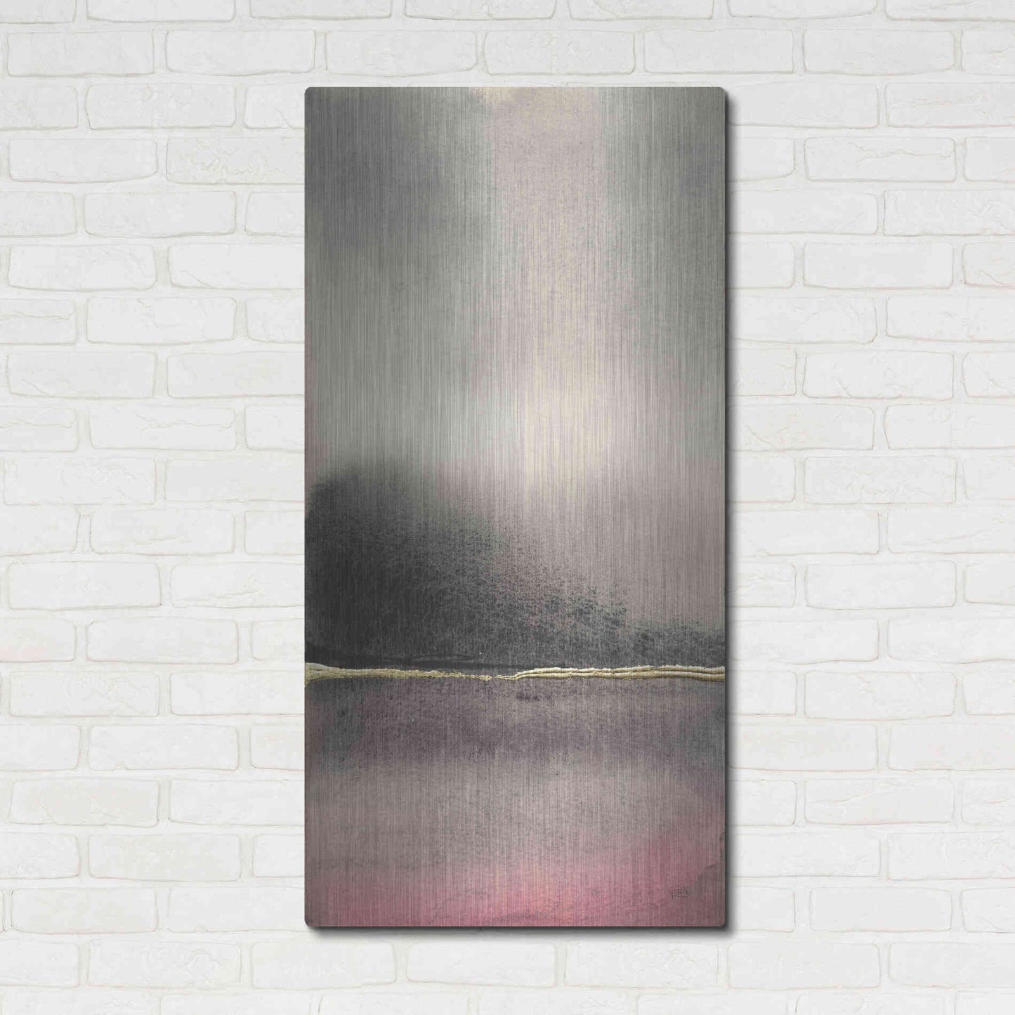 Luxe Metal Art 'After the Storm I' by Chris Paschke, Metal Wall Art,24x48