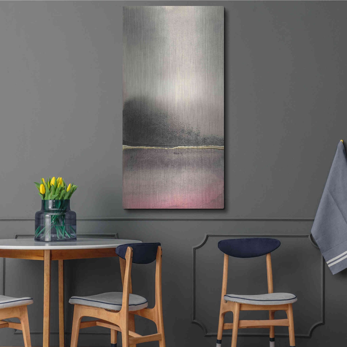Luxe Metal Art 'After the Storm I' by Chris Paschke, Metal Wall Art,24x48