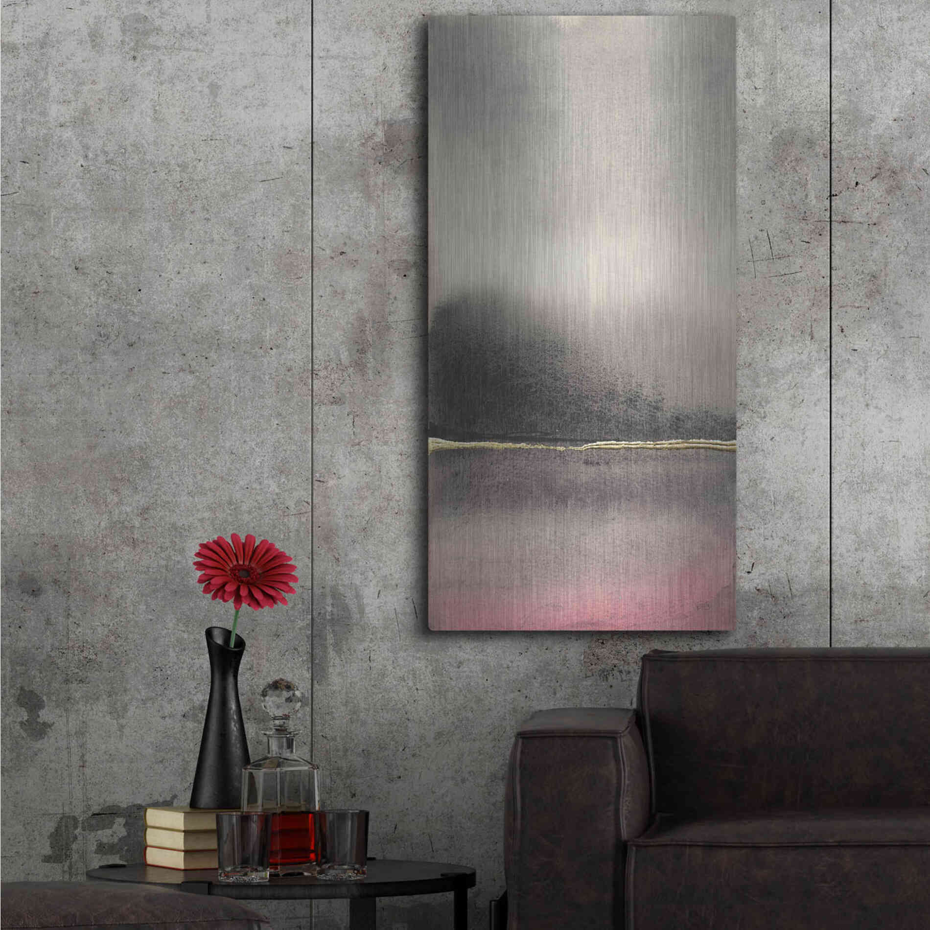 Luxe Metal Art 'After the Storm I' by Chris Paschke, Metal Wall Art,24x48