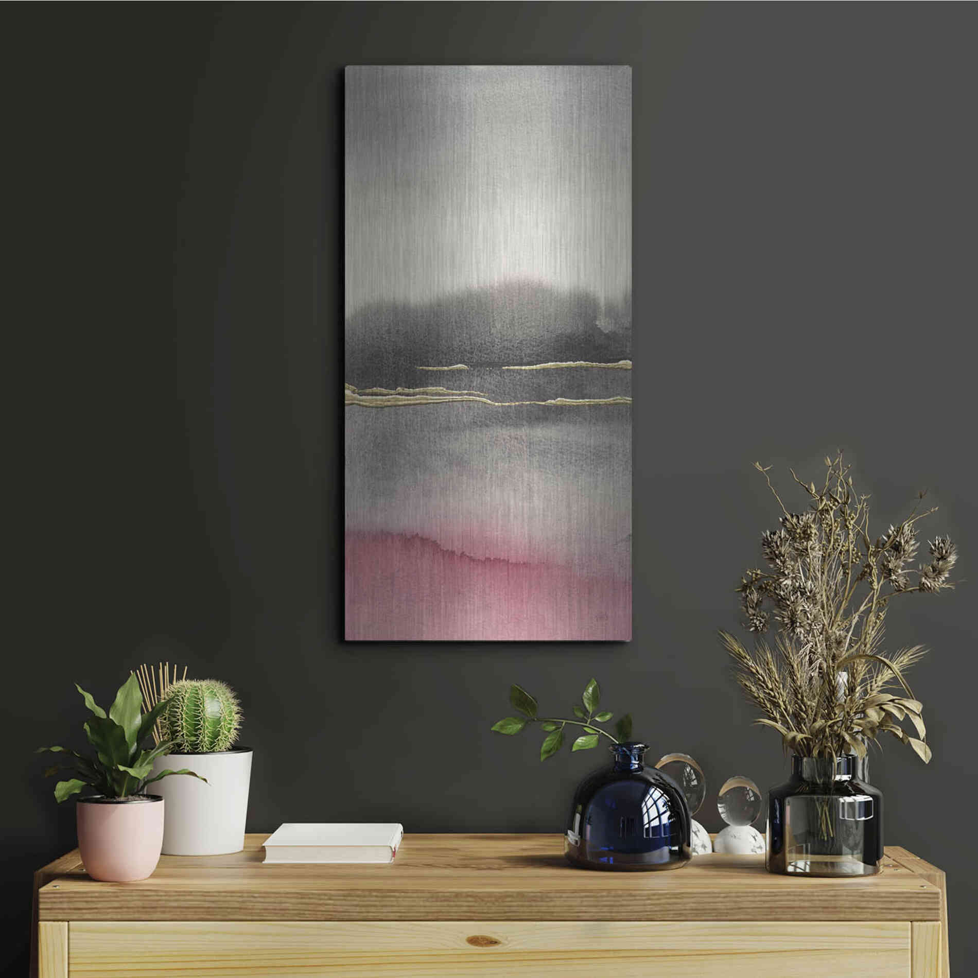 Luxe Metal Art 'After the Storm II' by Chris Paschke, Metal Wall Art,12x24