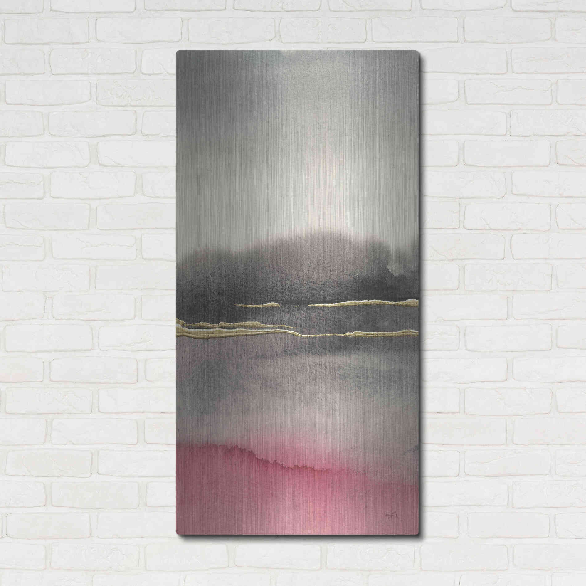 Luxe Metal Art 'After the Storm II' by Chris Paschke, Metal Wall Art,24x48