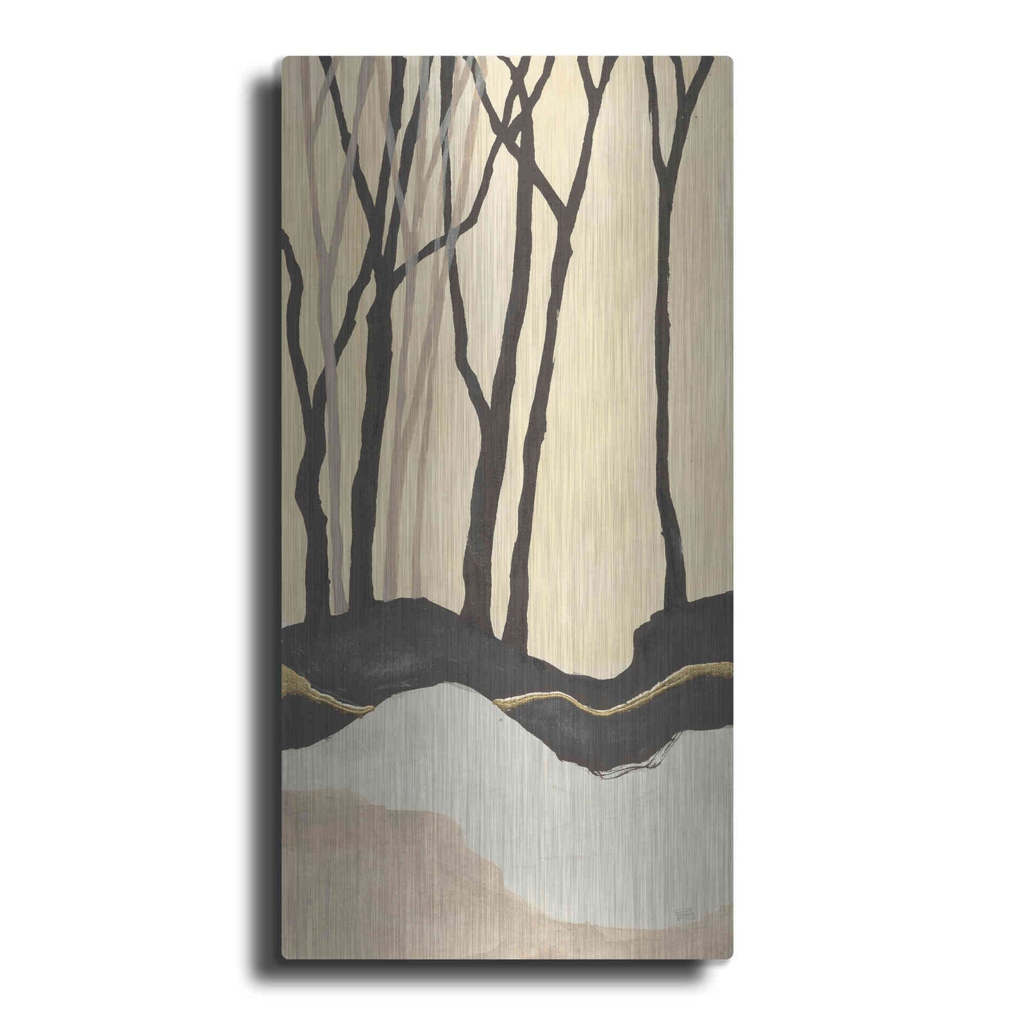 Luxe Metal Art 'Silhouette I' by Chris Paschke, Metal Wall Art,2:1 P