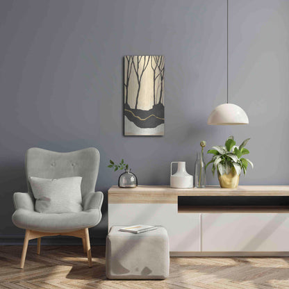 Luxe Metal Art 'Silhouette II' by Chris Paschke, Metal Wall Art,12x24