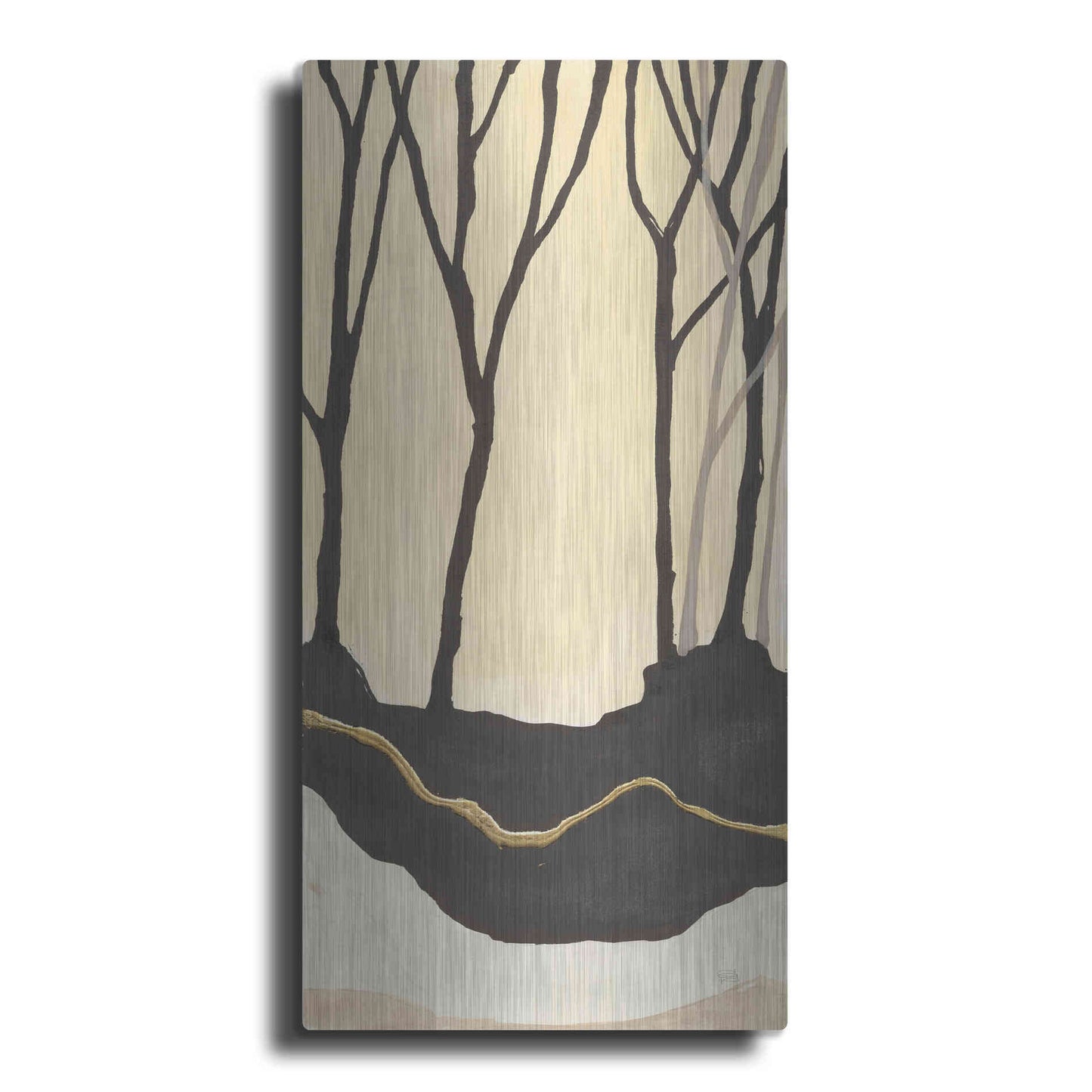 Luxe Metal Art 'Silhouette II' by Chris Paschke, Metal Wall Art,2:1 P