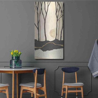 Luxe Metal Art 'Silhouette III' by Chris Paschke, Metal Wall Art,24x48