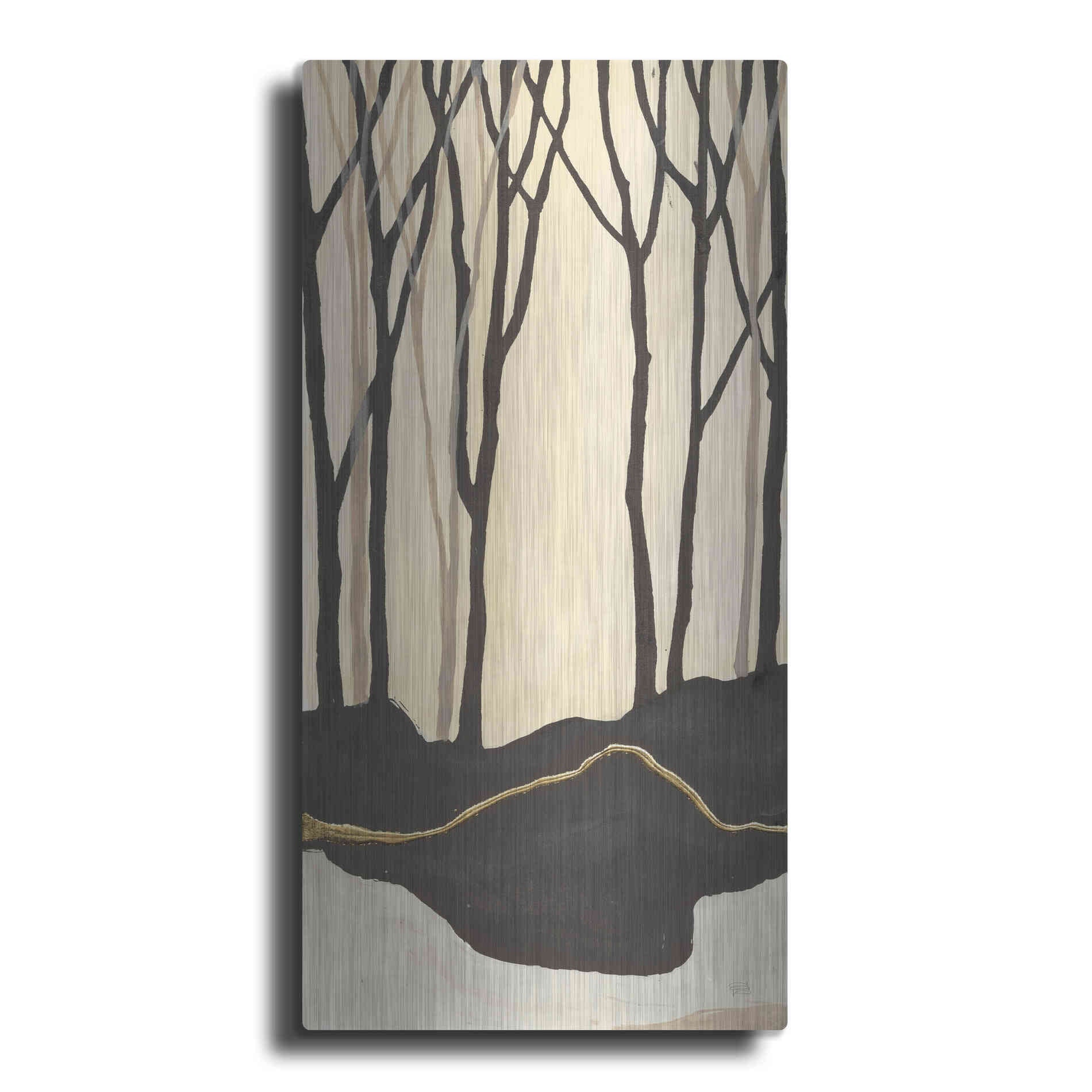 Luxe Metal Art 'Silhouette IV' by Chris Paschke, Metal Wall Art,2:1 P