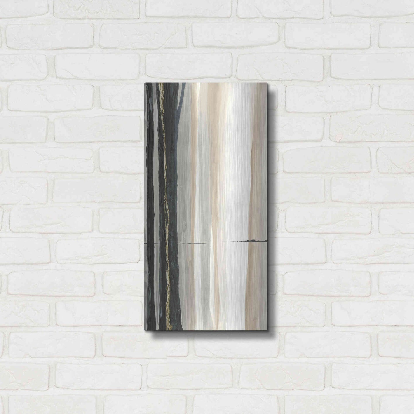 Luxe Metal Art 'Through the Trees II' by Chris Paschke, Metal Wall Art,12x24