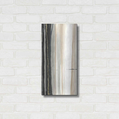 Luxe Metal Art 'Through the Trees II' by Chris Paschke, Metal Wall Art,12x24