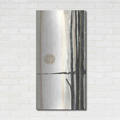 Luxe Metal Art 'Through the Trees III' by Chris Paschke, Metal Wall Art,24x48