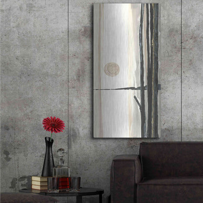 Luxe Metal Art 'Through the Trees III' by Chris Paschke, Metal Wall Art,24x48