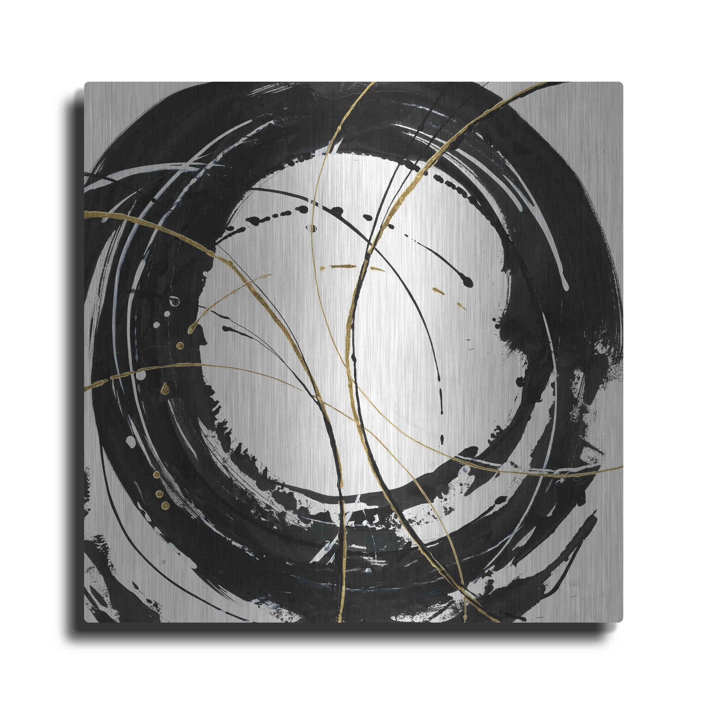 Luxe Metal Art 'Circular Web' by Chris Paschke, Metal Wall Art