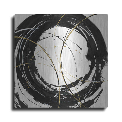Luxe Metal Art 'Circular Web' by Chris Paschke, Metal Wall Art