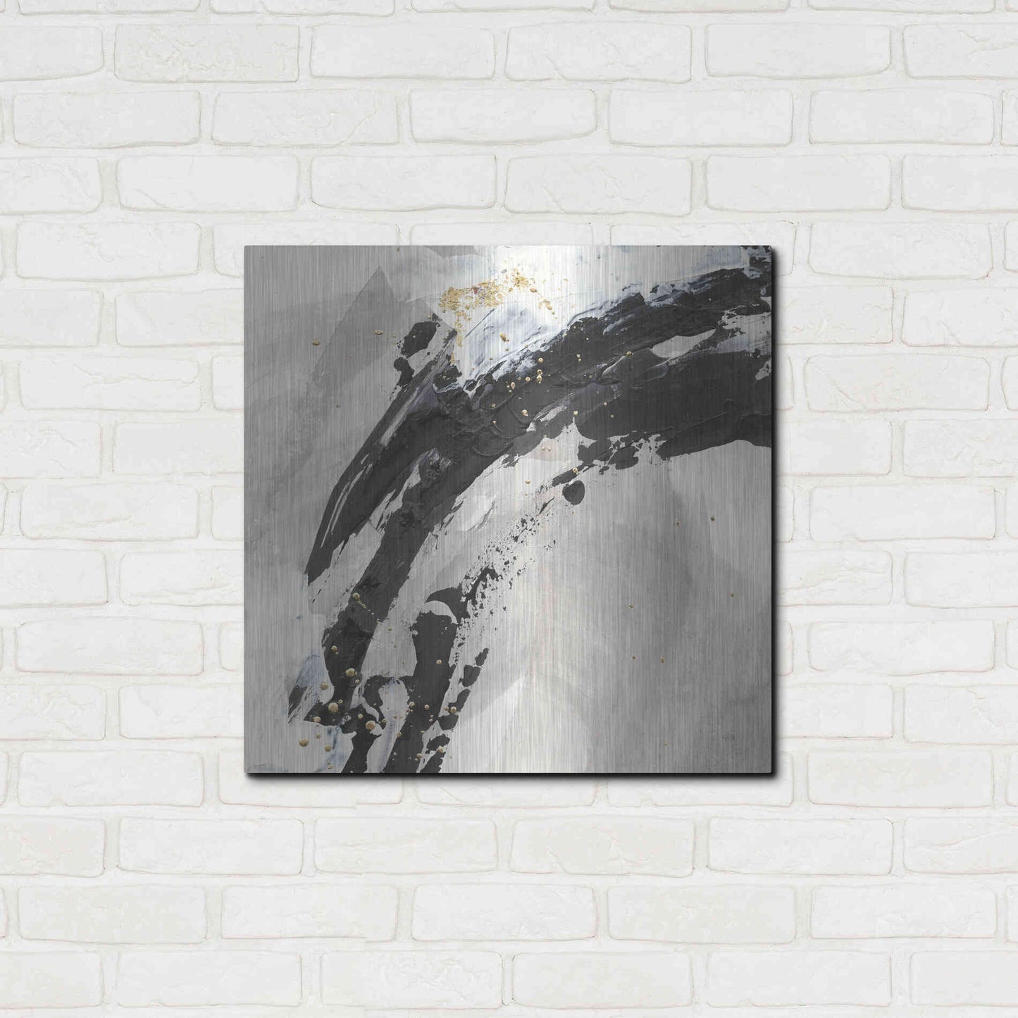 Luxe Metal Art 'Galaxy I' by Chris Paschke, Metal Wall Art,24x24