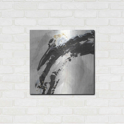 Luxe Metal Art 'Galaxy I' by Chris Paschke, Metal Wall Art,24x24