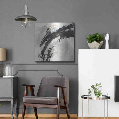 Luxe Metal Art 'Galaxy I' by Chris Paschke, Metal Wall Art,24x24