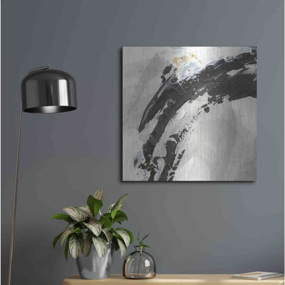 Luxe Metal Art 'Galaxy I' by Chris Paschke, Metal Wall Art,24x24