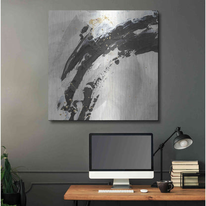 Luxe Metal Art 'Galaxy I' by Chris Paschke, Metal Wall Art,36x36