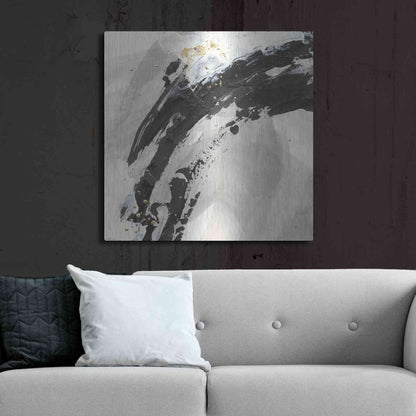Luxe Metal Art 'Galaxy I' by Chris Paschke, Metal Wall Art,36x36