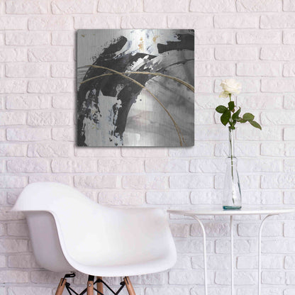 Luxe Metal Art 'Gilded Arcs II' by Chris Paschke, Metal Wall Art,24x24