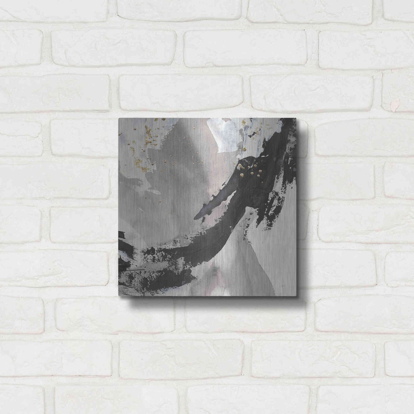Luxe Metal Art 'Galaxy II' by Chris Paschke, Metal Wall Art,12x12
