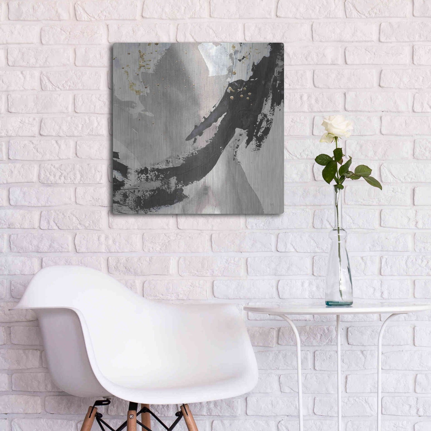 Luxe Metal Art 'Galaxy II' by Chris Paschke, Metal Wall Art,24x24