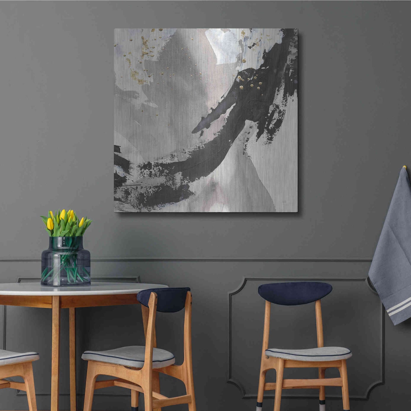 Luxe Metal Art 'Galaxy II' by Chris Paschke, Metal Wall Art,36x36