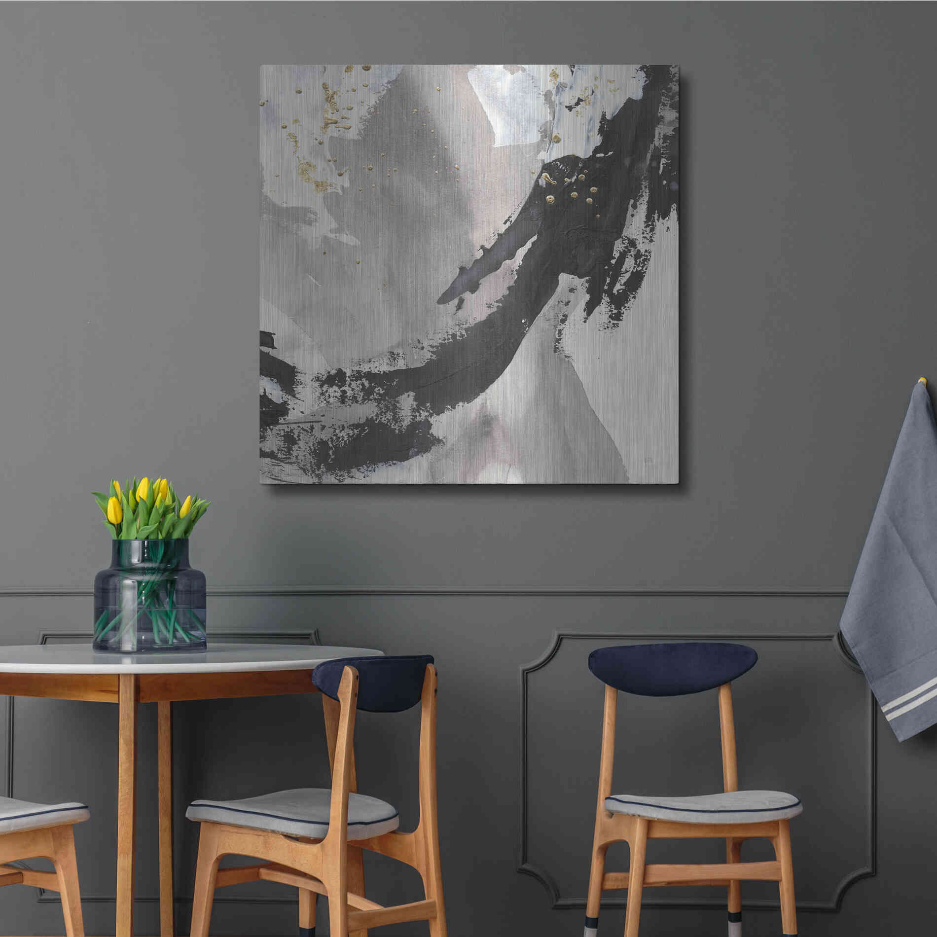 Luxe Metal Art 'Galaxy II' by Chris Paschke, Metal Wall Art,36x36