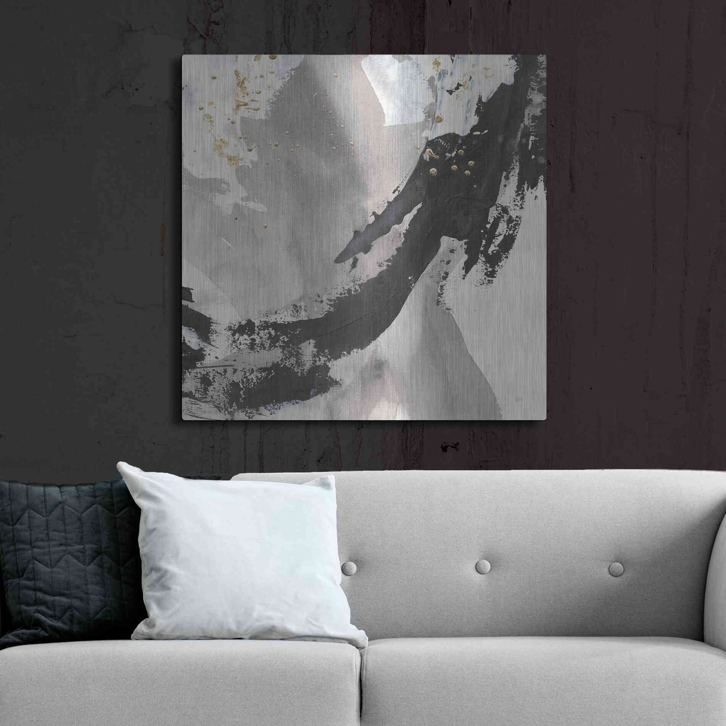 Luxe Metal Art 'Galaxy II' by Chris Paschke, Metal Wall Art,36x36
