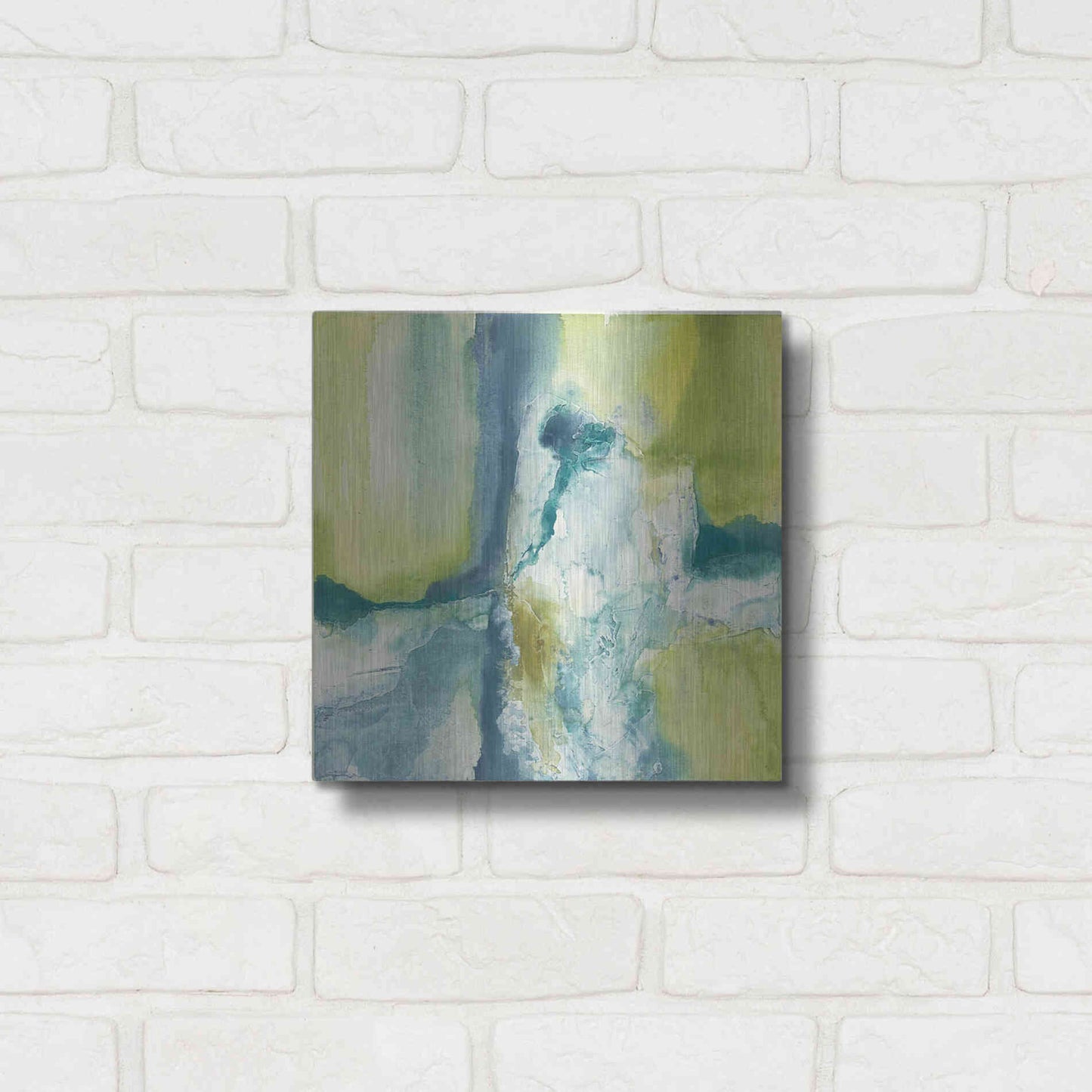 Luxe Metal Art 'Incomplete' by Chris Paschke, Metal Wall Art,12x12