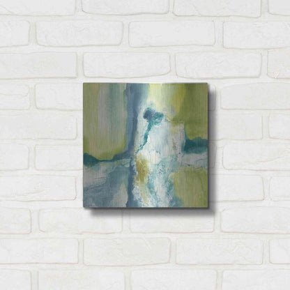 Luxe Metal Art 'Incomplete' by Chris Paschke, Metal Wall Art,12x12