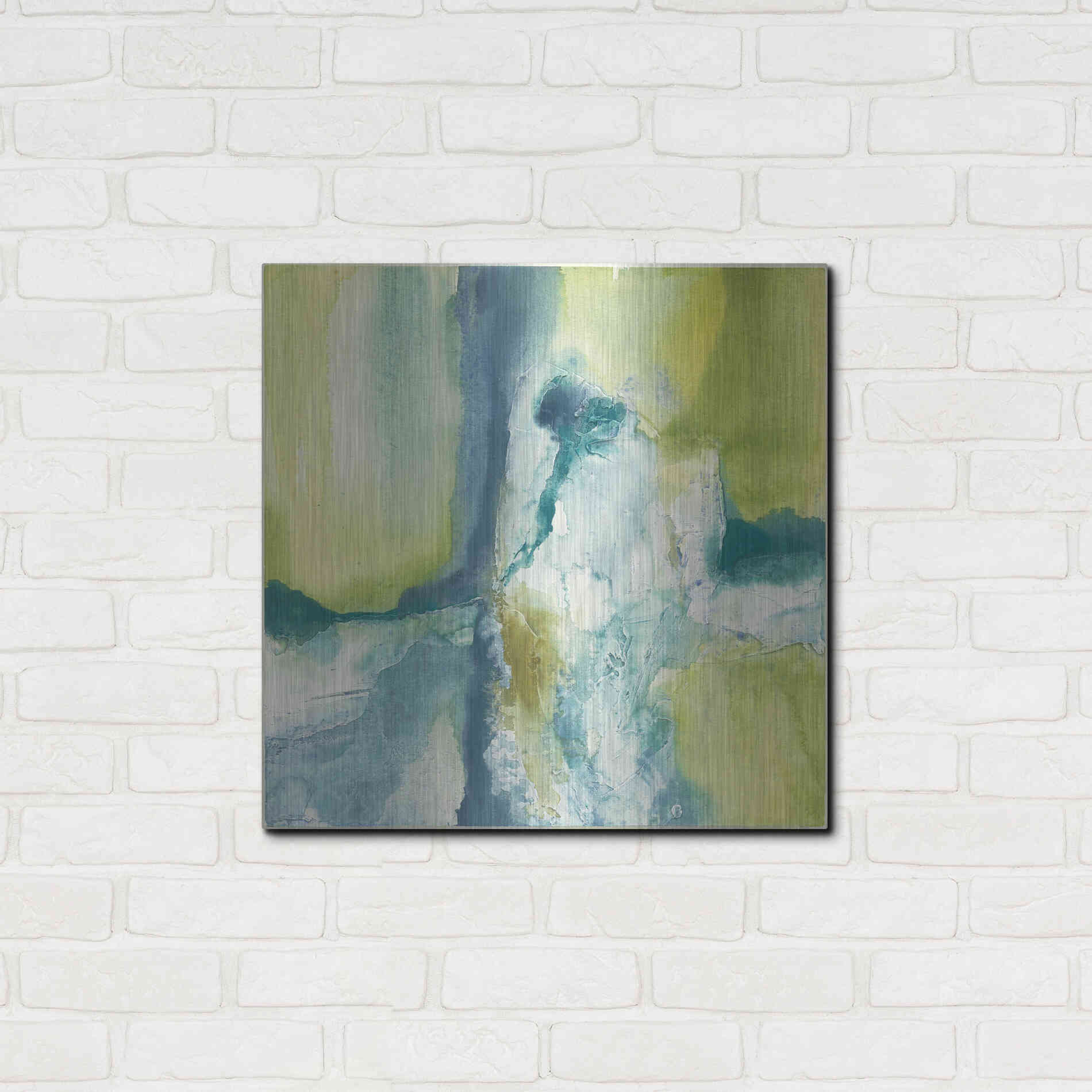 Luxe Metal Art 'Incomplete' by Chris Paschke, Metal Wall Art,24x24