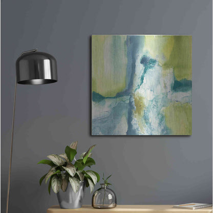 Luxe Metal Art 'Incomplete' by Chris Paschke, Metal Wall Art,24x24