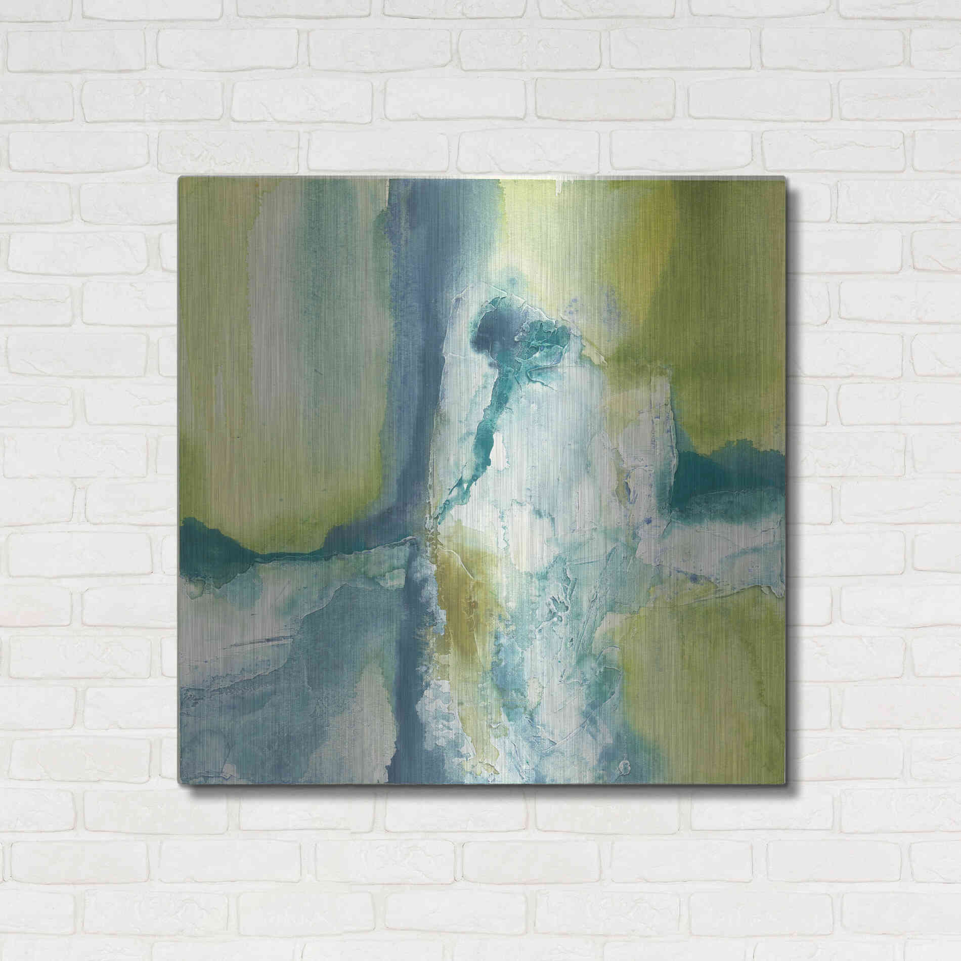 Luxe Metal Art 'Incomplete' by Chris Paschke, Metal Wall Art,36x36