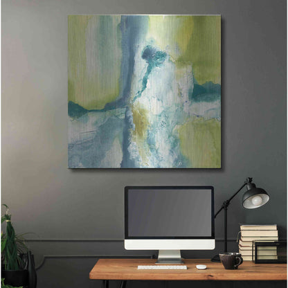 Luxe Metal Art 'Incomplete' by Chris Paschke, Metal Wall Art,36x36