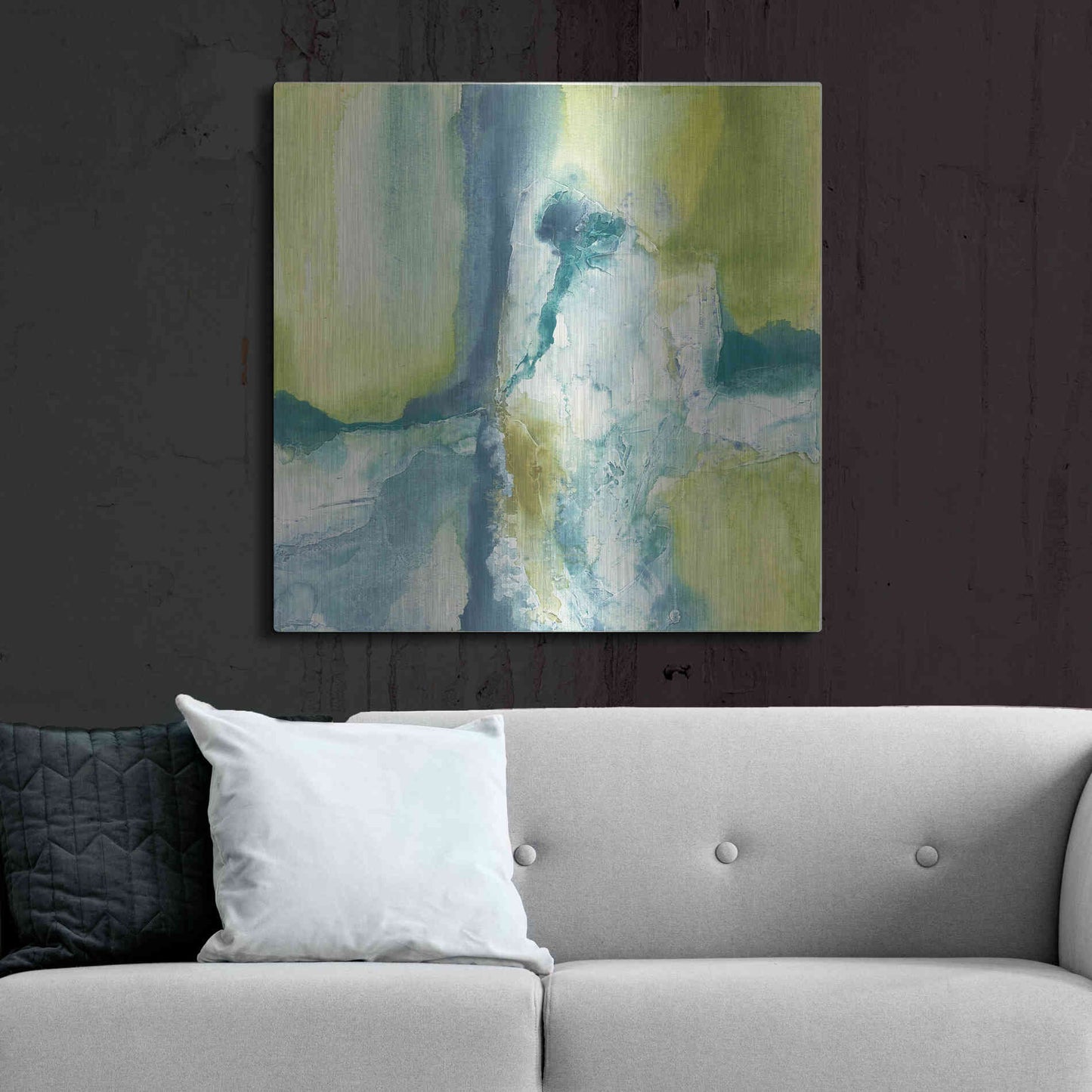 Luxe Metal Art 'Incomplete' by Chris Paschke, Metal Wall Art,36x36