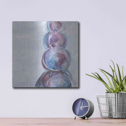 Luxe Metal Art 'Starting Over I' by Chris Paschke, Metal Wall Art,12x12