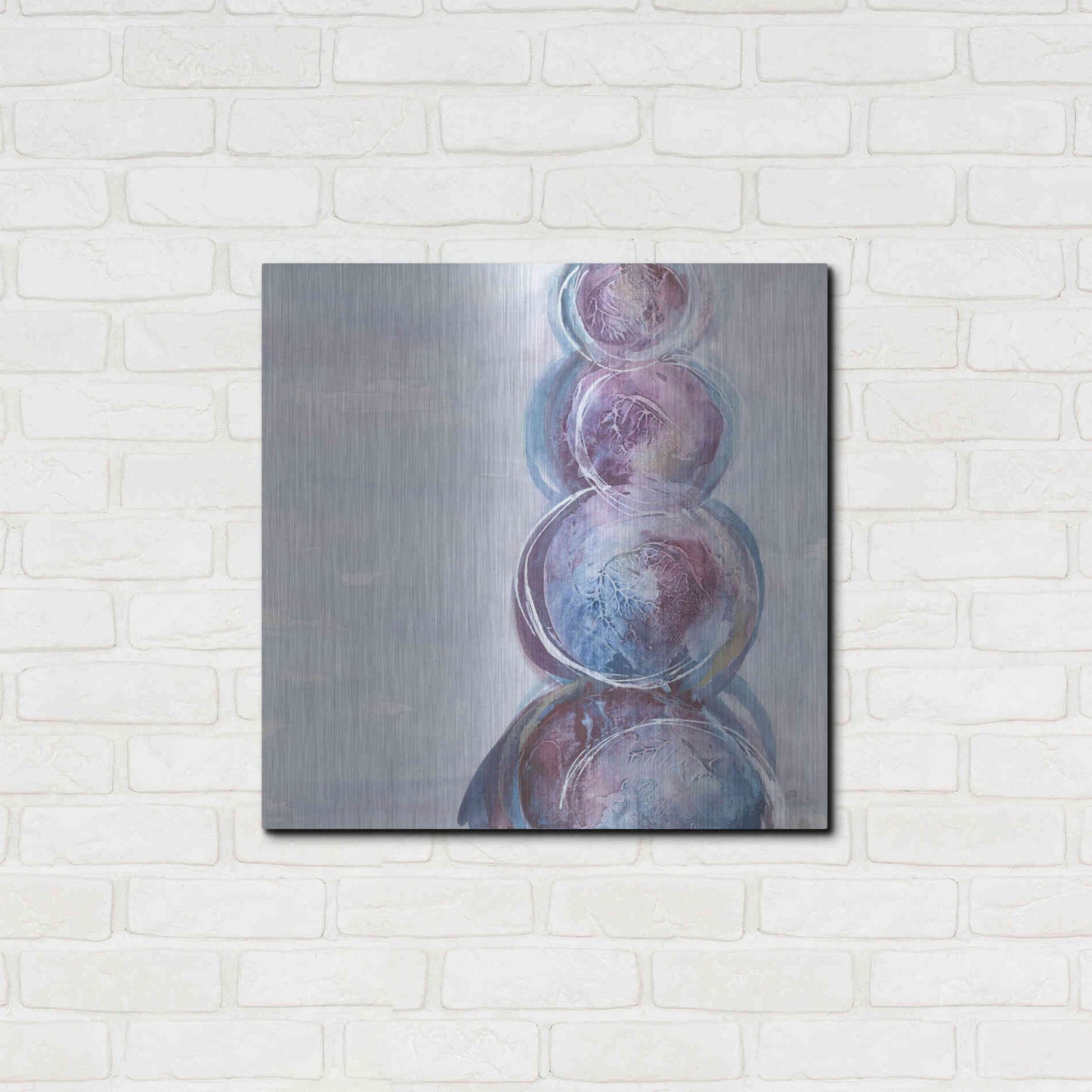 Luxe Metal Art 'Starting Over I' by Chris Paschke, Metal Wall Art,24x24