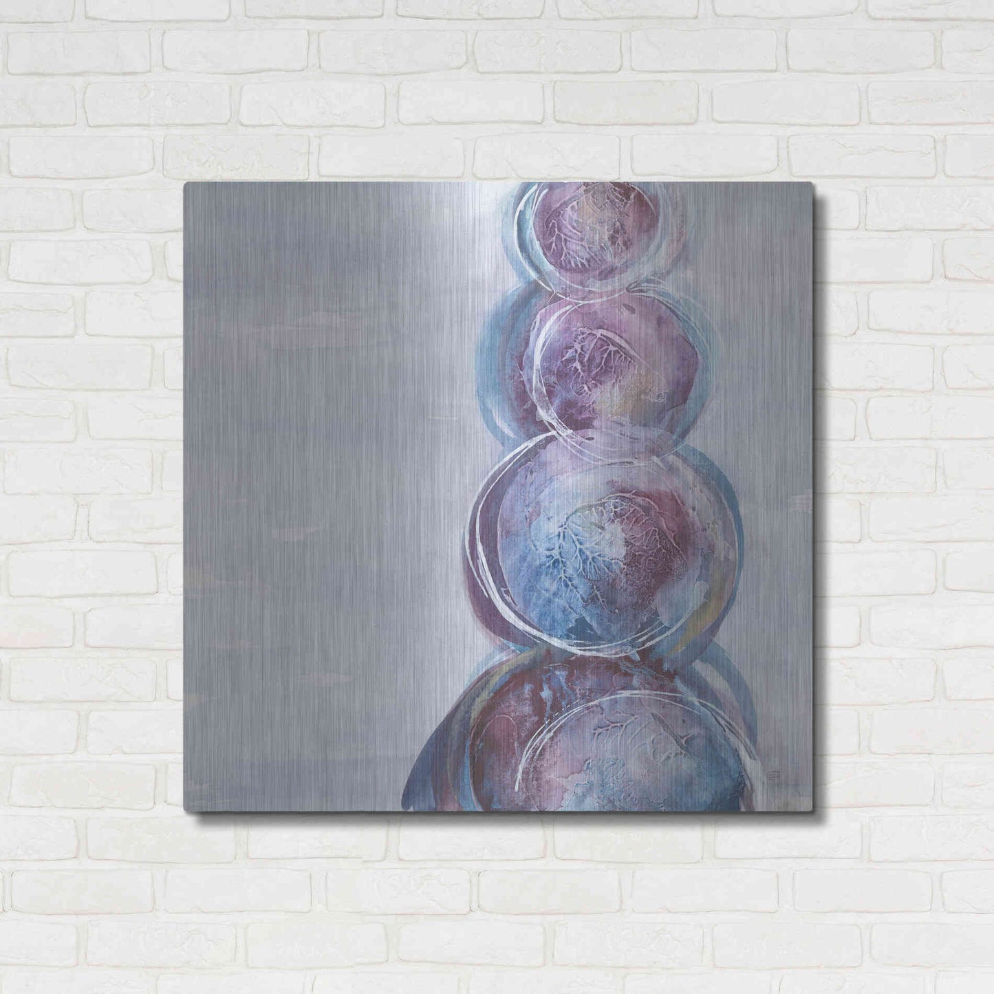 Luxe Metal Art 'Starting Over I' by Chris Paschke, Metal Wall Art,36x36