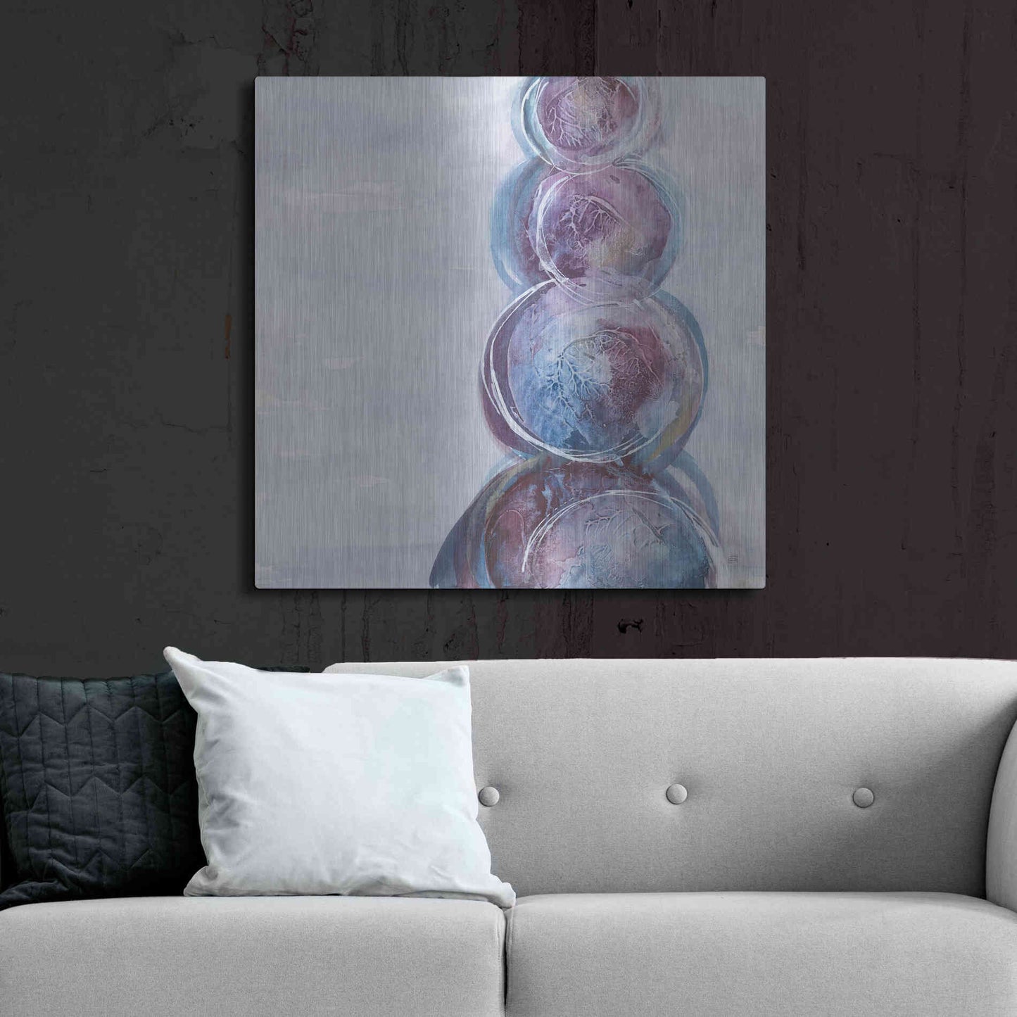 Luxe Metal Art 'Starting Over I' by Chris Paschke, Metal Wall Art,36x36