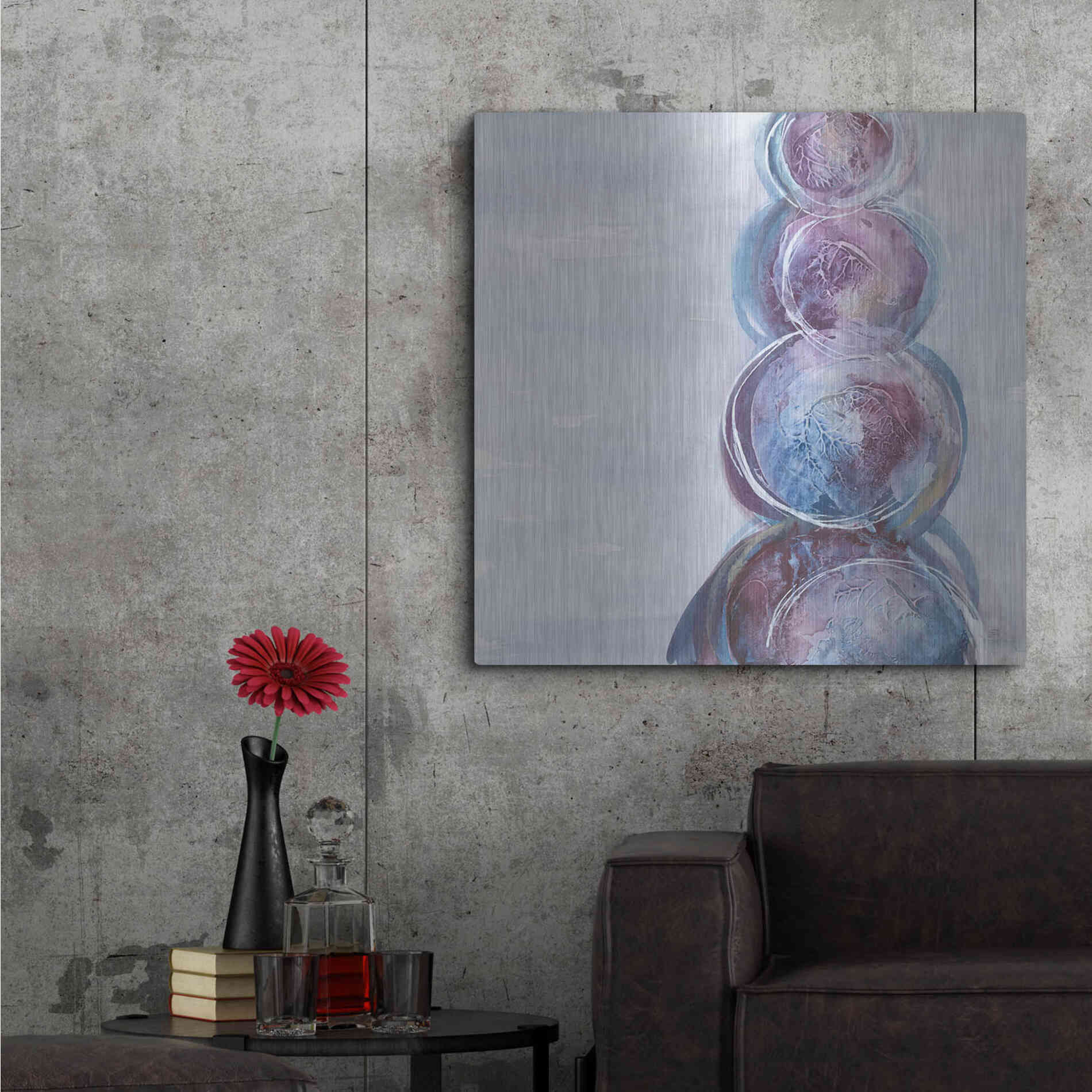 Luxe Metal Art 'Starting Over I' by Chris Paschke, Metal Wall Art,36x36