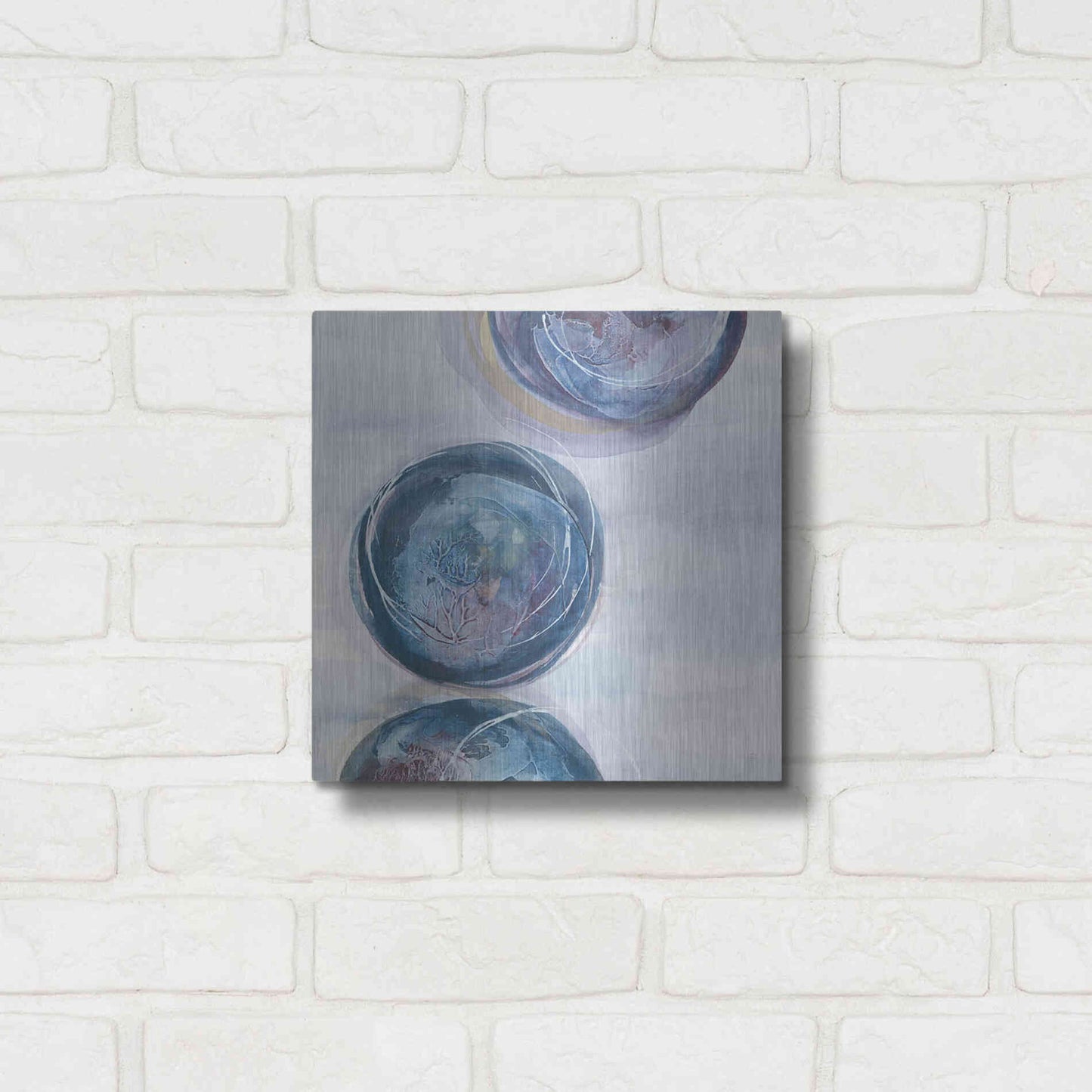 Luxe Metal Art 'Starting Over II' by Chris Paschke, Metal Wall Art,12x12