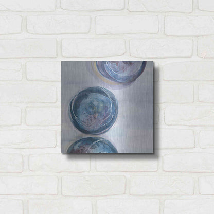 Luxe Metal Art 'Starting Over II' by Chris Paschke, Metal Wall Art,12x12