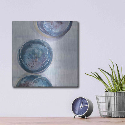 Luxe Metal Art 'Starting Over II' by Chris Paschke, Metal Wall Art,12x12